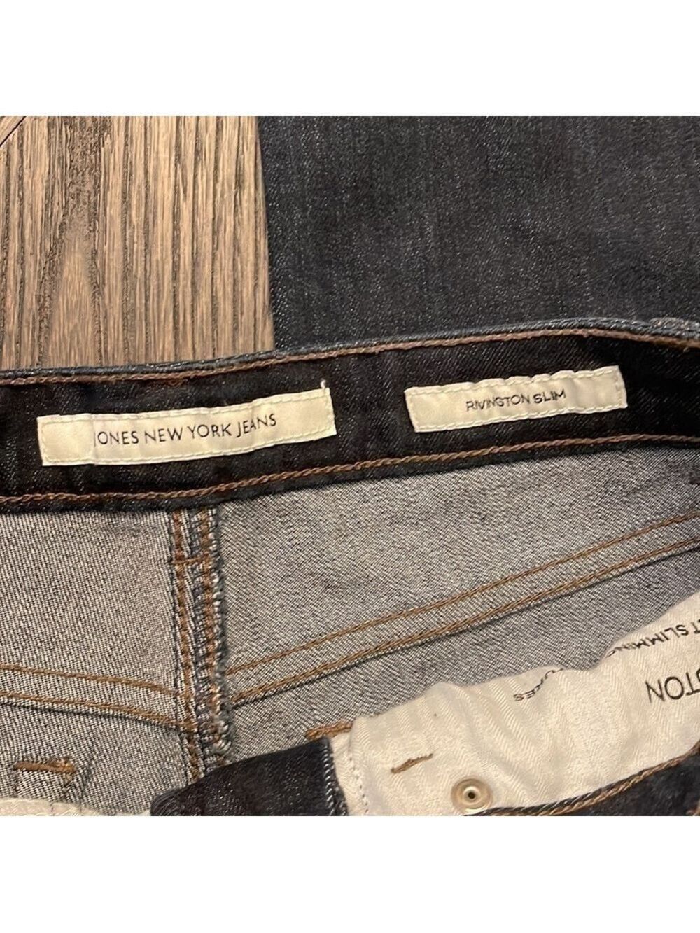 Jones New York Rivington Slim Jeans Size 4 - Picture 2 of 5